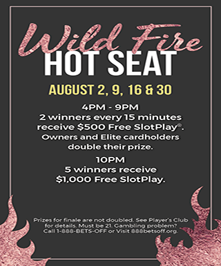 Pink and white wild fire logo with pink flames