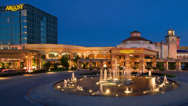 exterior shot of argosy casino