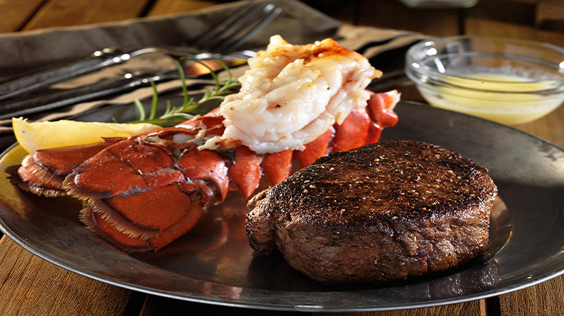 filet and lobster tail